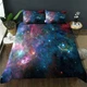 3D Night Space Starry Sky Quilt Cover Set Bedding Sets Pillowcases