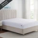 Serta Soft Top Mattress Cover, 60" x 80" Odor-Preventing and Queen, White 