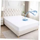 Comfort Beddings 100% Organic Cotton Mattress Protector Size Queen White