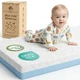 DeerFable Dual Sided Pack and Play Mattress, 3 Inch Thick Soft & Firm Memory ...