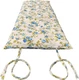 Japanese Floor Rolling Mattress, Cotton Bed, Shiki Futon 3 x27x 80 Blue Rose