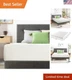 8 inch Twin Mattress Bed-In-A-Box, Green Tea Memory Foam, White