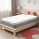 King Hybrid Mattress 12" - Medium Firm Memory Foam Breathable Gray Trim