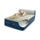 Intex Dura-Beam Deluxe Ultra Plush Headboard Queen Mattress with Built-In Pump