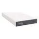 Modway Mila 8" Twin Modern Style Memory Foam Mattress in Gray