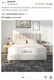 NapQueen 10 Inch Bamboo Charcoal Queen Size Medium Firm Memory Foam Mattress,...