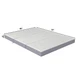 Maklaine Contemporary Queen 6" Memory Foam Folding Mattress in Gray