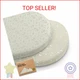 2-Pack Organic Bassinet Sheets for Girls, Boys - 100% Cotton Bassinet Mattress S