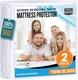 Utopia Bedding Waterproof Mattress Protector Twin XL Size 2 Pack, Premium 200...