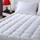 EASELAND California King Mattress Pad Pillow Top King, White 