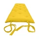 Queen Japanese Floor Rolling Mattress, Cotton Shiki Futon Bed 3 x 60 x80 Yellow