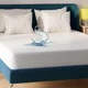 Niagara Waterproof Mattress Protector Queen 60x80 Cover Deep Queen, White 