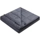 ZonLi Weighted Blanket (60"x80", 20lbs, Dark Grey) Queen Size Weighted Blanke...