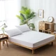 Comfort Beddings 100% Organic Cotton Mattress Protector Queen Queen, White 