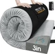 CYMULA Memory Foam Camping Mattress Pad,3inch Sleeping Pad Cot:72*24*3, GREY 