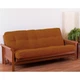 Blazing Needles Renewal 8In Twill Futon Mattress Full Spice
