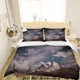 3D Mountain Starry Sky Night Scene Quilt Cover Set Bedding Sets Pillowcases