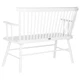 Safavieh AMH8513B Addison Spindleback Settee White