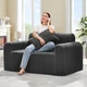 Hobestluk Couch Sofa 2Seater Foam Sofa Loveseat for Small Spaces Comfy Sofas ...