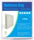 ComfortHome Mattress Bag for Moving and Storage, Queen/King (2-Pack), Clear 