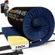 CYMULA CertiPUR-US Memory Foam Camping Mattress Pad, Single-75x30x3 IN, Blue 