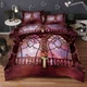 Purple Simple Mist 3D Printing Duvet Quilt Doona Covers Pillow Case Bedding Sets