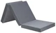Olee Sleep Tri-Folding Memory Foam Mattress Topper, 4 inch, grey, single size