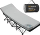 CYMULA Camping Cot Mattress 2In Memory Foam Sleeping Pad,Soft Warm Non-Slip Camp