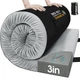 CYMULA Memory Foam Camping Mattress Pad,3 in Sleeping Pad Cot:72*24*3, GREY 