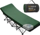 CYMULA Camping Cot Mattress 2in Memory Foam Sleeping Pad,Soft Warm Non-Slip