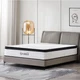 Qemnx 12" Plush Hybrid Mattress Queen Foam-Encased, CertiPUR-US White/Black