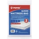 PROWEE 2 Pack Queen Size Mattress Bag Clear Mattress Storage Bag Mattress Dispos