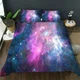 3D Night Space Starry Sky Quilt Cover Set Bedding Sets Pillowcases