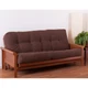 Blazing Needles Renewal 10In Twill Futon Mattress Full Chocolate