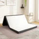 MUUEGM Tri-Fold Memory Foam Mattress, 4 Inch Single Folding Mattress, Foldabl...
