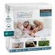 SafeRest Waterproof King Size Mattress Protector - Fitted King, Pure White