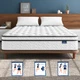 Vesgantti Full Mattress 10 Inch, Fiberglass-Free | Cool Full, Black and White 