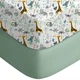 Pack and Play Sheets Fitted, Mini Crib Sheets 2-Pack for Pack N Play Mattress, S