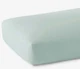 Company Cotton&trade; Classic Cool Cotton Percale Fitted Bed Sheet - Sea Mist, Queen