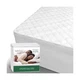 SafeRest Sleepure Waterproof Twin Size Quilted Mattress Protector - Viscose D...