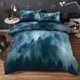 Black Mist Woods 3D Printing Duvet Quilt Doona Covers Pillow Case Bedding Sets