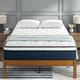 ZINUS 12" COMFORT SUPPORT HYBRID MATTRESS NEW VERSION KING FIBERGLASS FREE WHITE