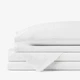 The Company Store Classic Cool Cotton Percale Bed Sheet Set Solid 100% Cotton