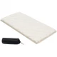 Uimoso Japanese Tatami Mat Twin Foldable Futon Mattress with Storage Bag, White