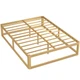 02BF001F Full Size Bed Frame Heavy Duty Steel Slat Mattress Foundation