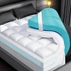 Dual Layer Memory Foam Mattress Topper for Pain with 2X , 2" Fluffy Pillow To...