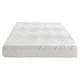 Pemberly Row 10" Modern Fabric Full Gel Memory Mattress in White