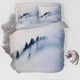 Deep Blue Mist 3D Printing Duvet Quilt Doona Covers Pillow Case Bedding Sets