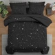 Comforter Set Queen Size, Space Starry Deep 7 Pcs Bedding for and Adults, Sta...