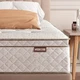 KESCAS 8 INCH MEMORY FOAM HYBRID TWIN MATTRESS, KNITTED FABRIC COVER, WHITE